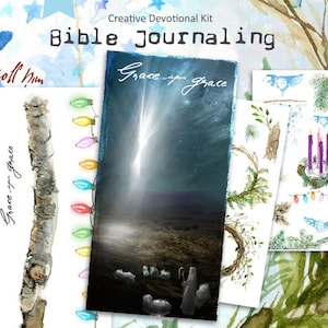 Grace upon Grace - Advent Bible journaling kit -digitale download