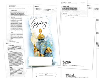 EPIPHANY kit Prayer Journal pages edition