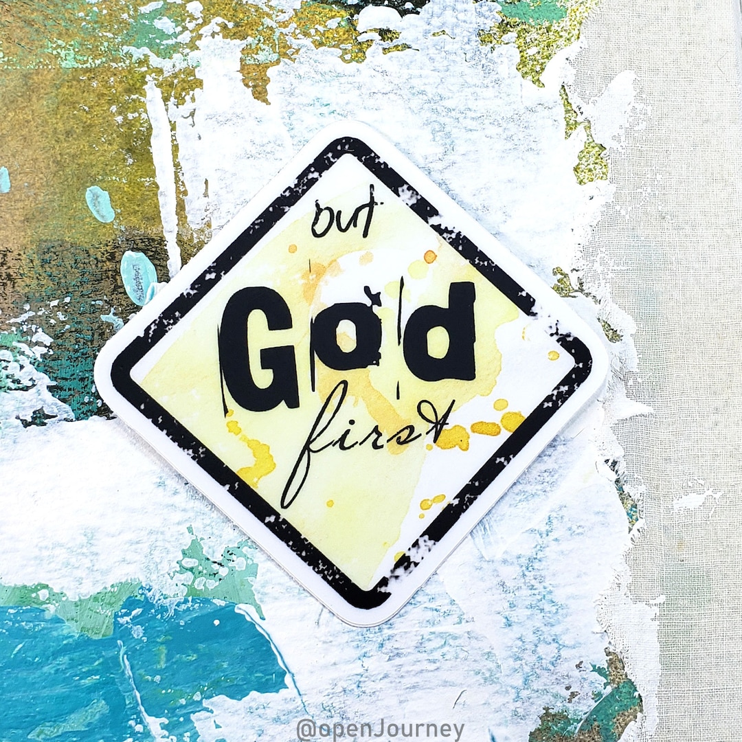 God First - Sticker - Etsy