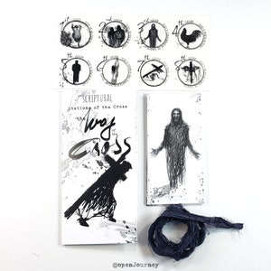 Schriftuurlijke kruisweg - een creatieve devotionele kit voor bijbeljournaling