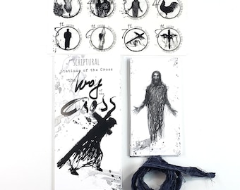Scriptural Stations of the Cross - a Bible journaling creative devotional kit
