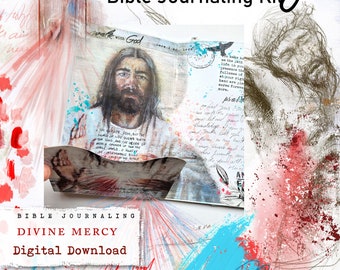 Goddelijke Barmhartigheid Bijbel Journaling Elementen - Digitale Download