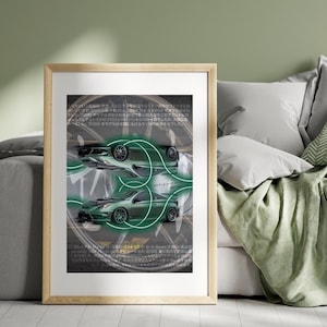 Toyota Celica Poster | JDM Poster | Car Poster | Art Poster | Car Print | Home Decor | Wall Decor