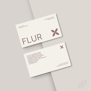 de conception de carte de visite de fleuriste moderne | de visite moderne | de visite minimaliste | Carte de visite florale | Modèle de toile moderne