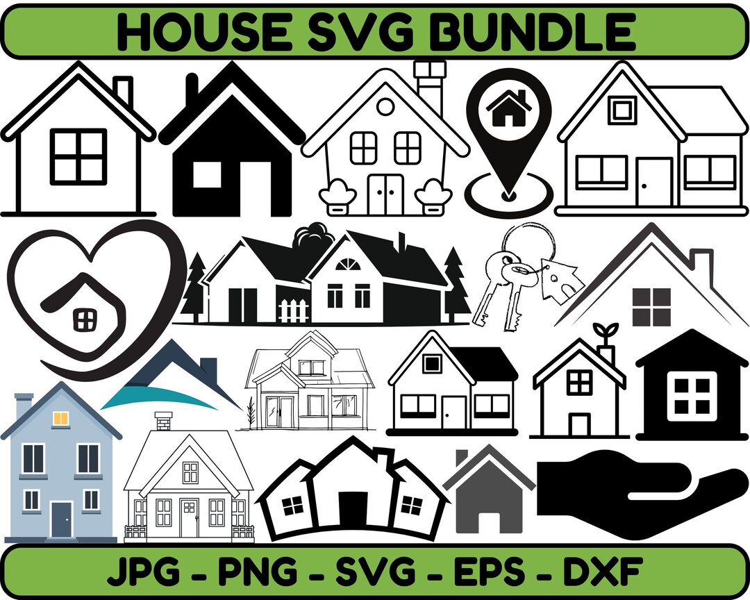 House Svg| House Clipart| House Png| House Vector| House Clip Art ...