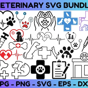 Veterinarian SVG Bundle| Future Veterinarian| Animals Svg| Pet Doctor Svg| Doctor Svg| Animal Doctor Svg| Dog Svg| Cat Svg| Small Animals