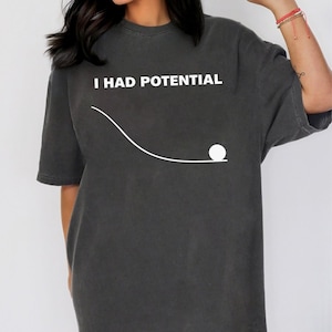 I Had Potential-tröja, Jazz Hands-tröja, mjuk bomull unisex rund hals