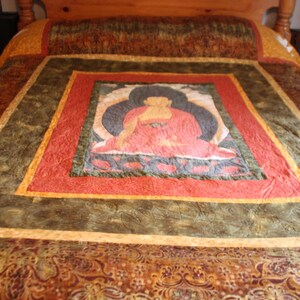 Queen Size Buddha Quilt Custom Order image 2
