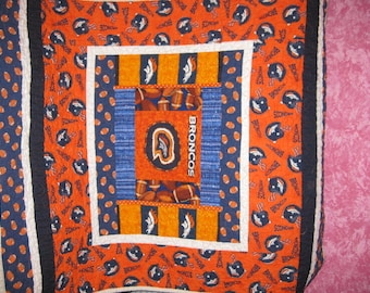 Bronco Throw Quilt Custom Order Yours Today