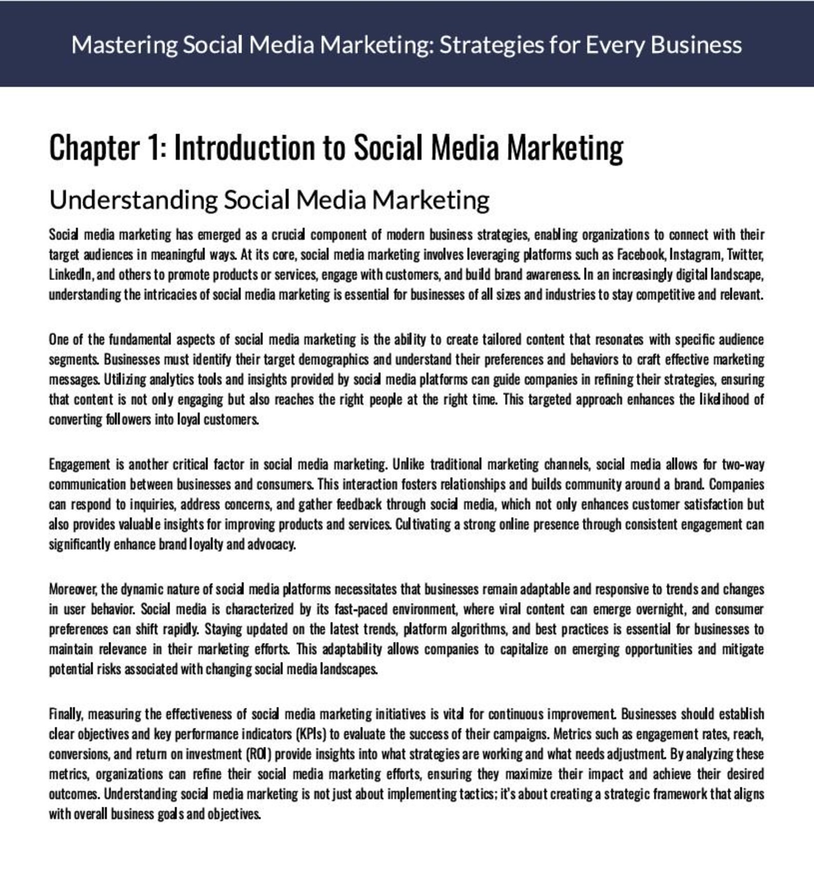 Mastering Social Media Marketing: Strategies for Every Business - Etsy