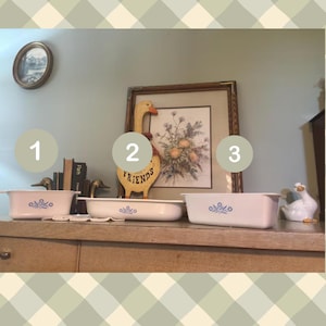 Vintage CorningWare Blue Cornflower Casserole Set – Buy single or Set of 3 – Classic Retro Bakeware/ Cottagecore