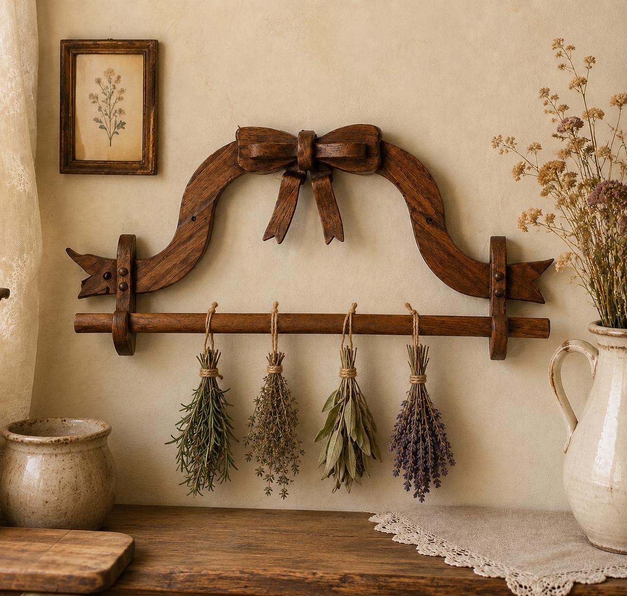 ヴィンテージ☆キルトラック Vintage Wood Quilt Rack, **LOCAL PICKUP