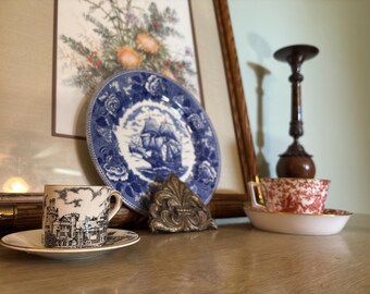 Vintage Tiffany & Co. Hammersley Teacup and Saucer Set | Red