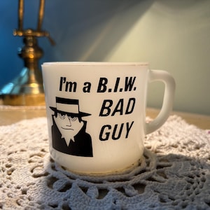 Bad Guy Milk Glass - Etsy