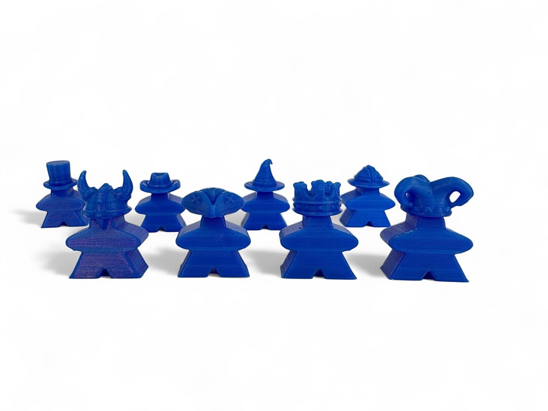 Custom 3D Printed Meeple-style Figures (8pcs) - Perfect Stocking Filler ...