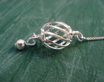 Silver Swirls on Sterling Threader Earrings or Necklace-Ear Threads-FREE SHIPPING to U.S.