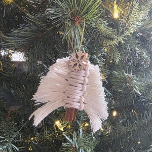 Weihnachtsbaum Zimt Stange Ornamente | 4er-Set | Handgefertigt