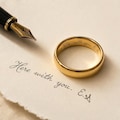 Custom Handwriting Engraved Tungsten Ring, Personalized Engraving Wedding Band, Anniversary Promise Memorial Ring for Husband Wife Couples product logo