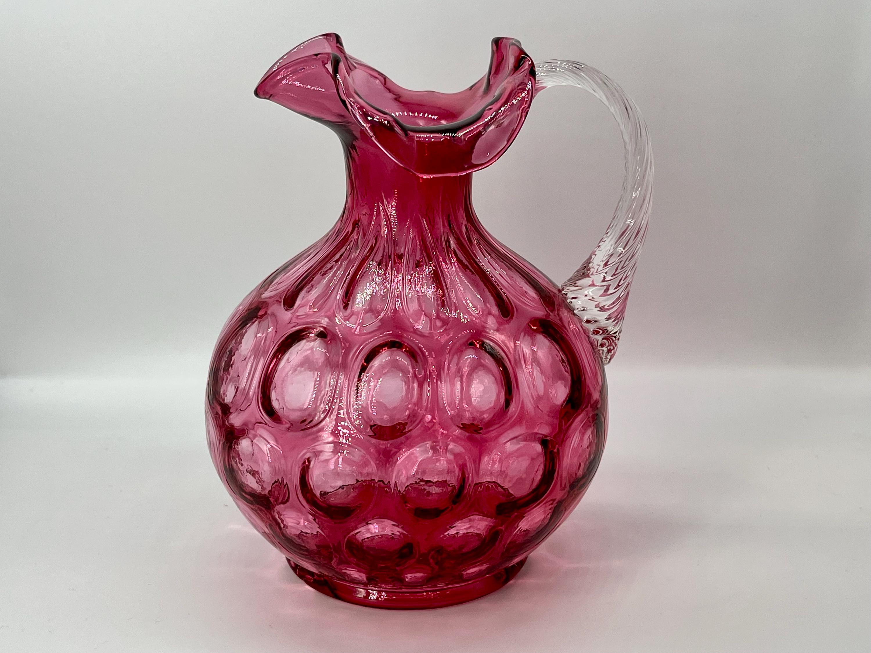 Fenton Pink Coin Dot - Etsy