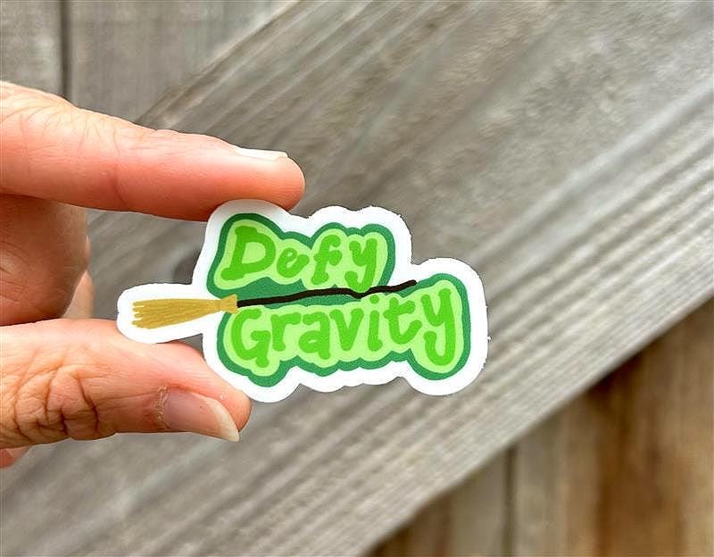 Defy Gravity Sticker | Wicked Sticker | Wicked | Waterproof Sticker ...