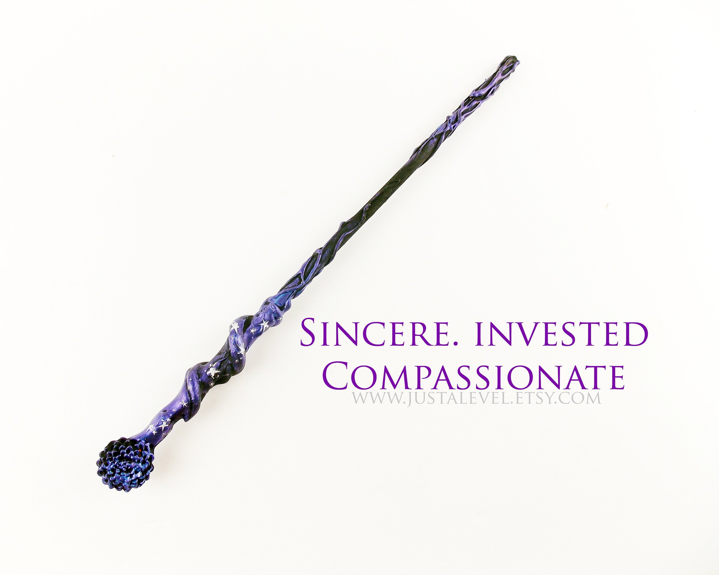 Wish Upon A Star Wand Color Shifting Vine Wand With Metallic Etsy