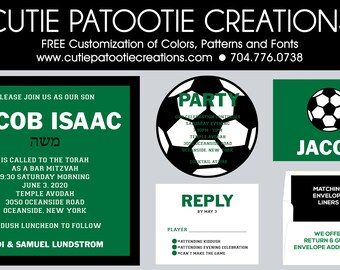 Corporate Fathers Day Get Well Birthday Congratulations Sports Baby 24 SOCCER Fortune Cookies Balls Graduation BarBat Mitzvah