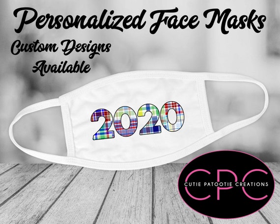 2020 Face Masks for Bar and Bat Mitzvah, Wedding, Corporate Event, Birthday Party, Thanksgiving, Christmas Il_570xn