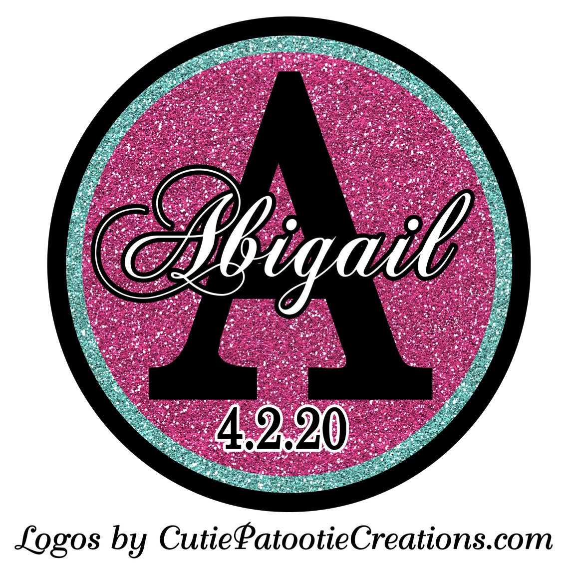 Bat Mitzvah Logo Initial and Name Monogram Bat Mitzvah Logo Etsy