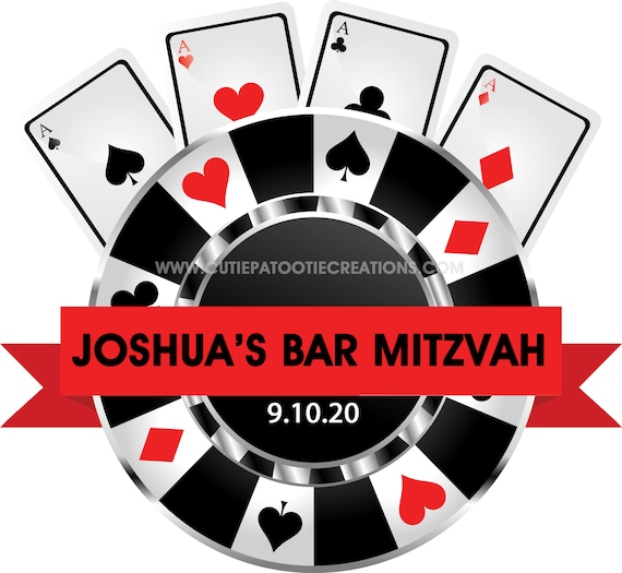 Casino Bar Mitzvah Logo Il_570xn