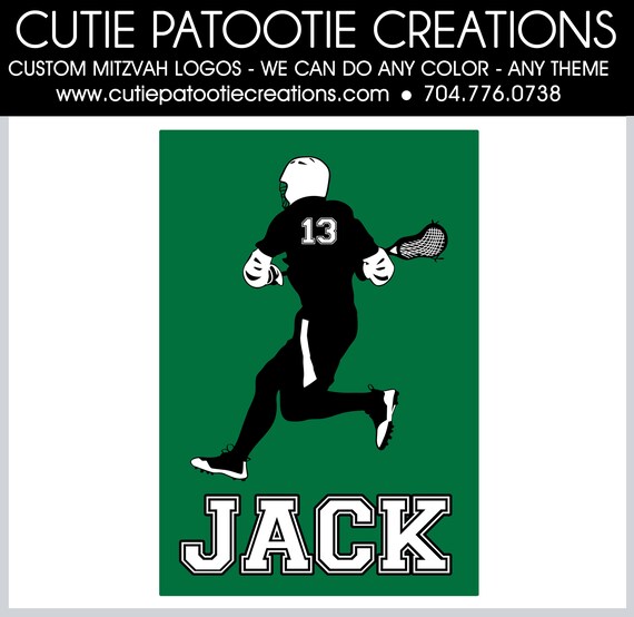 Lacrosse Bar Mitzvah Logo Il_570xn