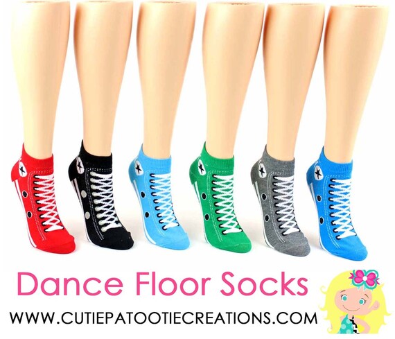 Dance Floor Party Socks for Bar and Bat Mitzvah | Sweet 16 | Quinceanera | Wedding | Sneaker Style Socks Il_570xn