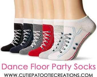 Mitzvah Socks | Bar and Bat Mitzvah Dance Floor Party Socks | Sneaker Style Socks
