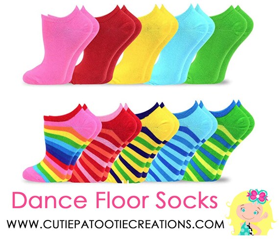 Dance Floor Party Socks for Bar and Bat Mitzvah | Sweet 16 | Quinceanera | Wedding | Neon Bright Colors Il_570xn