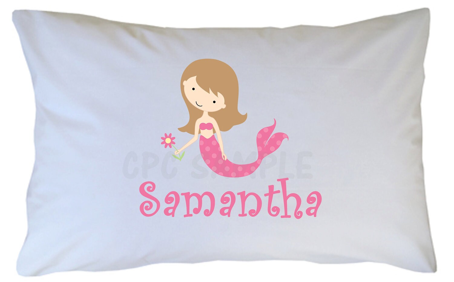 Personalized Mermaid Pillow Case Travel or Standard Size Etsy
