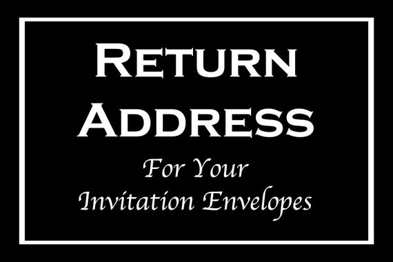 envelope addressing service printed