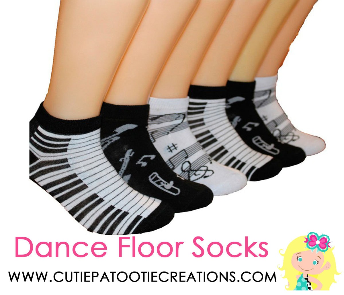 Mitzvah Socks | Bar and Bat Mitzvah Dance Floor Party Socks | Music Theme