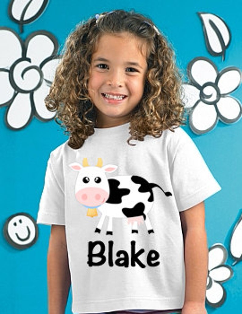 Personalized Cow Pillow Case Etsy