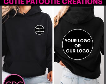 Personalized Hoodie Sweatshirt Party Favor Swag for Bar Bat Mitzvah, Wedding, Birthday Party and Sweet Sixteen - Your Logo or Our Logo