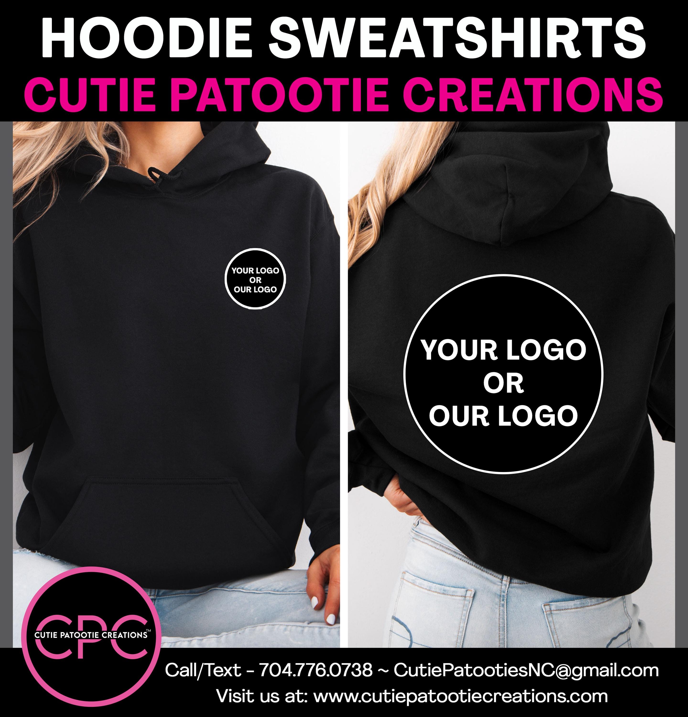 Personalized Hoodie Sweatshirt Party Favor Swag for Bar Bat