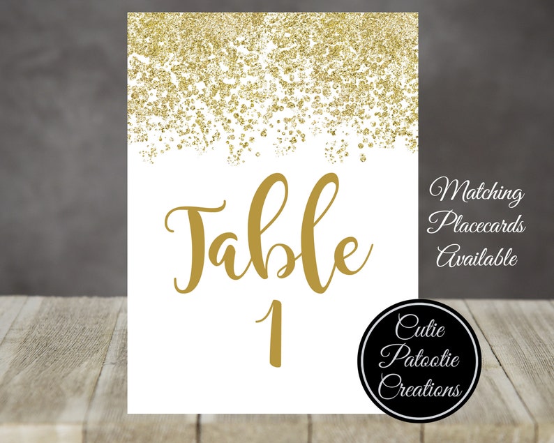 Table Number Cards for Weddings, Bat Mitzvah, Bar Mitzvah, Sweet 16 Choose your Font Choose your Colors image 2