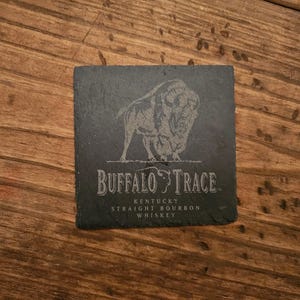 Buffalo Spuren Schiefer Untersetzer