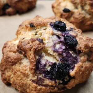 Blueberry lemon scones