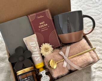 Soft Life Box, Cozy Self Care Gift, Relaxation Care Package, Aesthetic Wellness Gift, Stress Relief Box, Slow Living Gift for Her