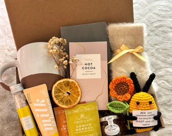 Easter Gift Box, Spring Holiday Care Package, Cute Easter Basket for Her, Relaxing Easter Surprise, Thoughtful Spring Gift