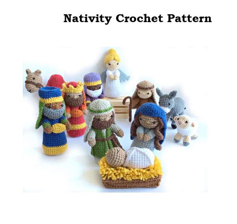 Amigurumi Nativity Crochet Pattern — Digital PDF — Christmas Nativity ...