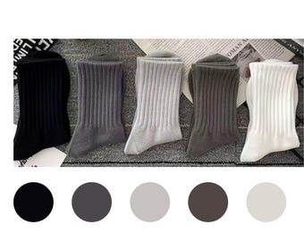 Fullluwaa Calzini Sportivi Da Uomo, In Cotone, Confezione Da 12 Confezione Da 6 Nero X 6 Grigio X 6 39 42 104488930 - Foto 9