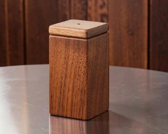 Dispensador de palillos de madera natural / Caja de adsorción magnética para cocina, oficina y bar.