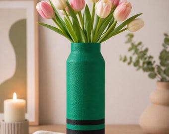 STL & 3MF | Vase für true fruits 750 ml Flasche | 3D Druck Datei |  Upcycling Vase | Moderne Flaschenvase