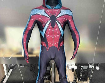 Miles Morales Evolved Cosplay Costume Spider-Man 2 Cos Handmade Suit