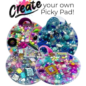 Custom Personalized Picky Pad, Fidget Toy, Anti Stress Anxiety, Stim Toy, Desk Toy, Skin Picking, Pimple Popping, Hair Pulling, Stim Toy